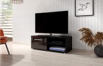 Stolik RTV Szafka BOON 100 - czarny połysk