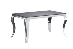 Stół GLAM SZKŁO + METAL 150x90