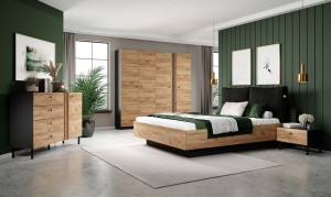 Nowoczesny zestaw do sypialni DECO